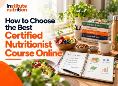 How to Choose the Best Certified Nutritionist Course Online