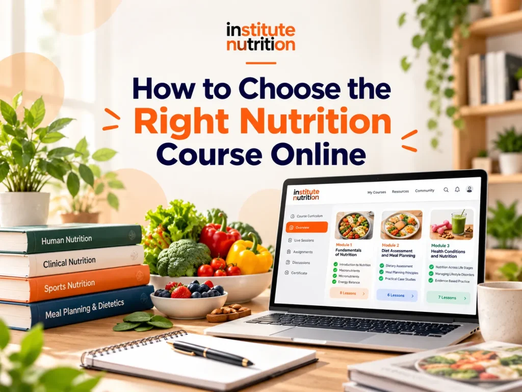 How to choose the right nutrition course online