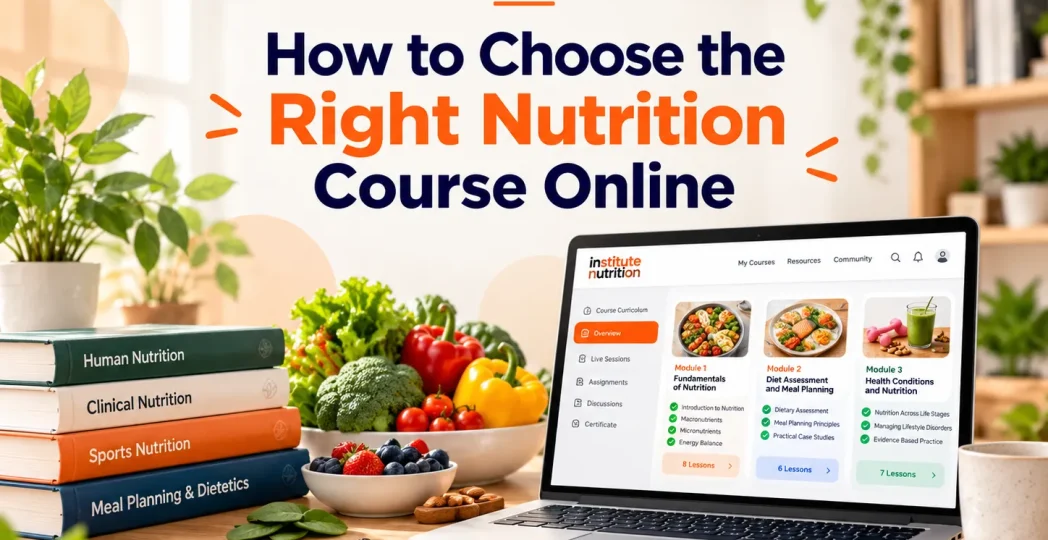 How to choose the right nutrition course online