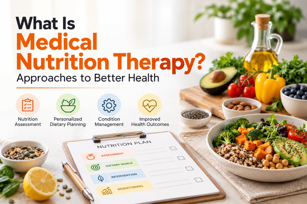 Medical nutrition therapy and personalized dietary planning for better health outcomes.