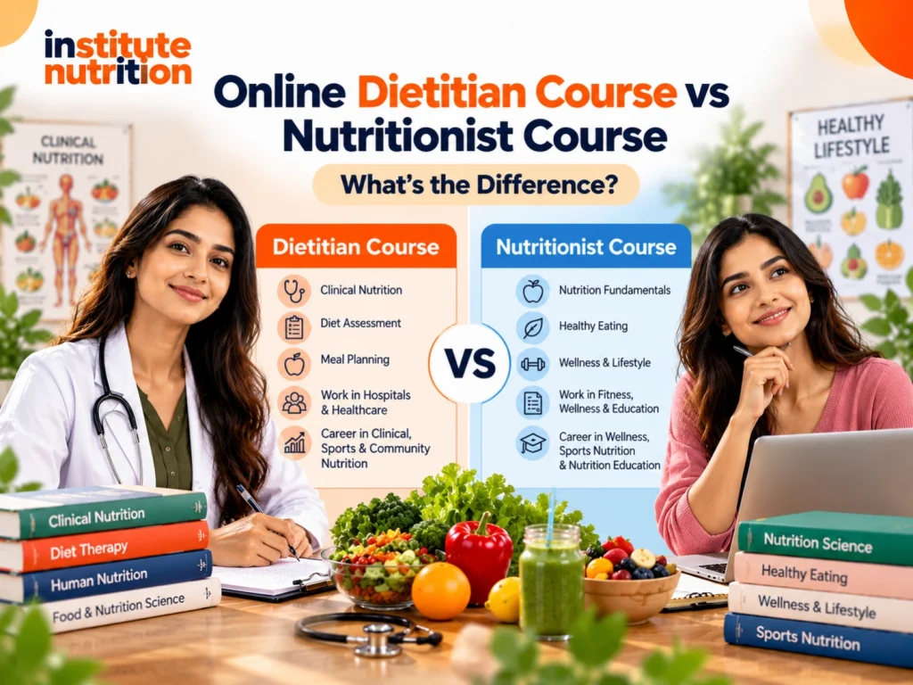 Online Dietitian Course vs Nutritionist Course: What's the Difference?